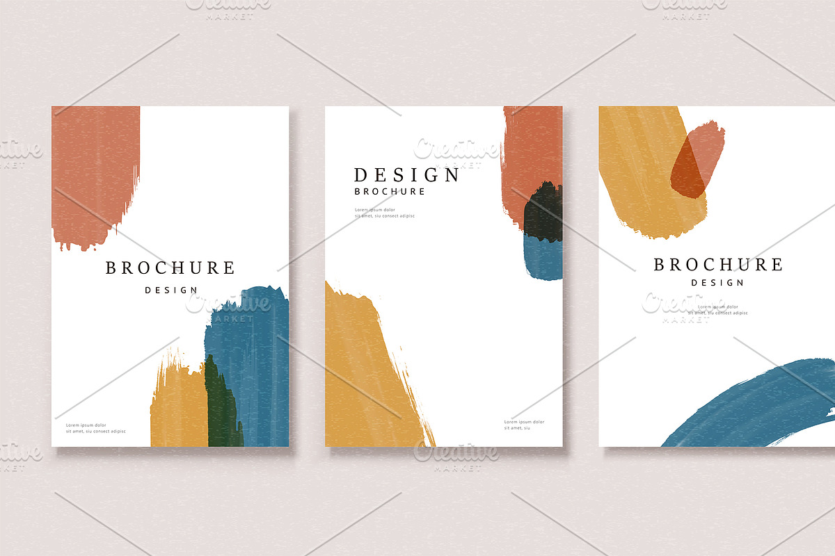 Minimal cover template design, a Brochure Template by TotallypicRF