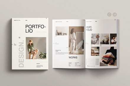 Design Portfolio and Resume Template, a Brochure Template by ArtisanaAura