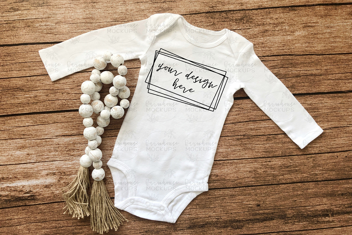 Baby Clothing Mockup Bundle, an Apparel Mockup by Affinity Grove (Photo 6 of 11)