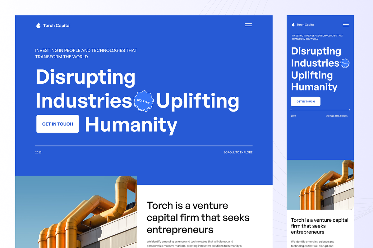 Venture - Landing Pages UI KIT, an UI Kit Template by Elux Space (Photo 4 of 6)