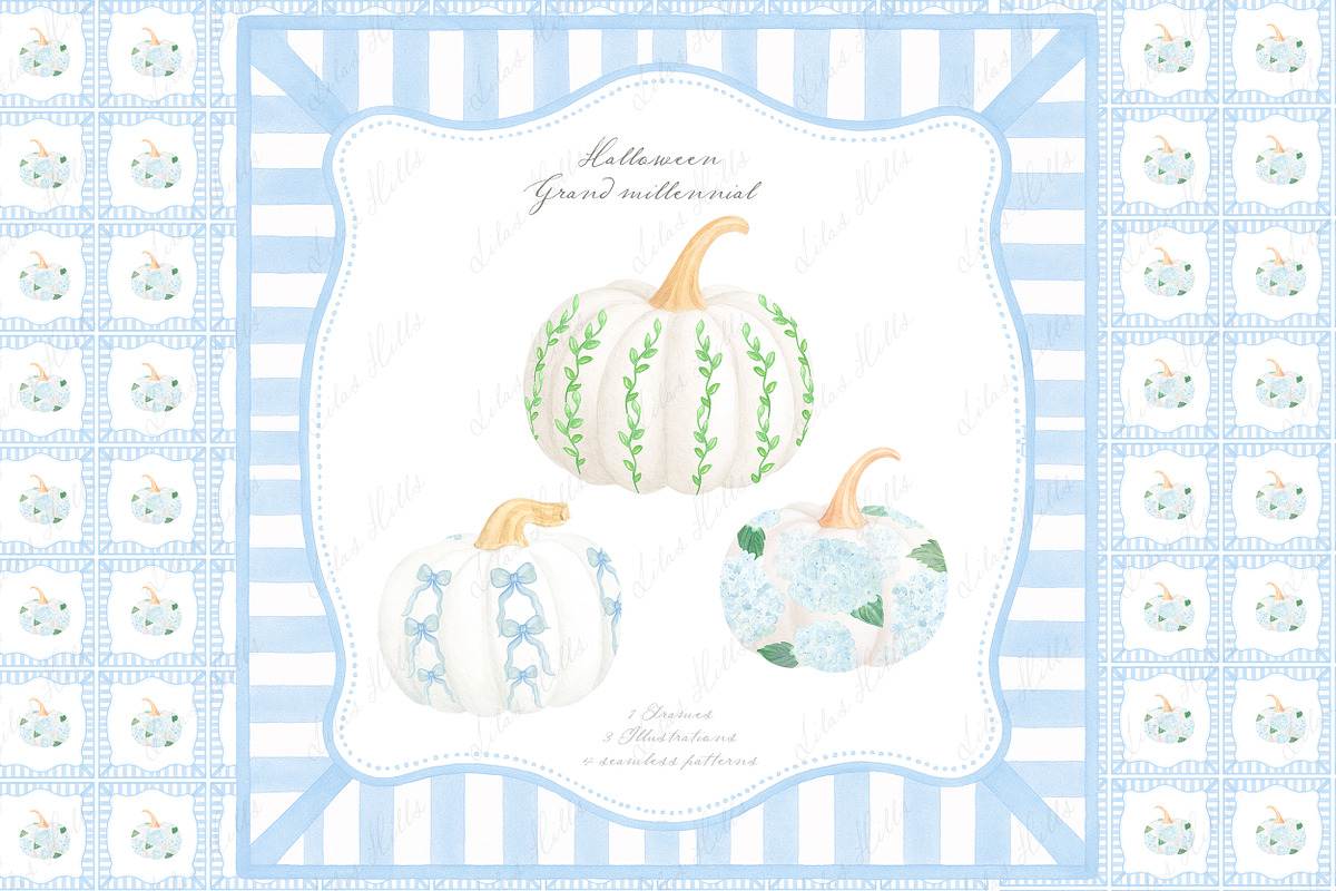 Blue Fall Pumpkins hydrangea, a Graphic by LABFcreations (Photo 1 of 4)