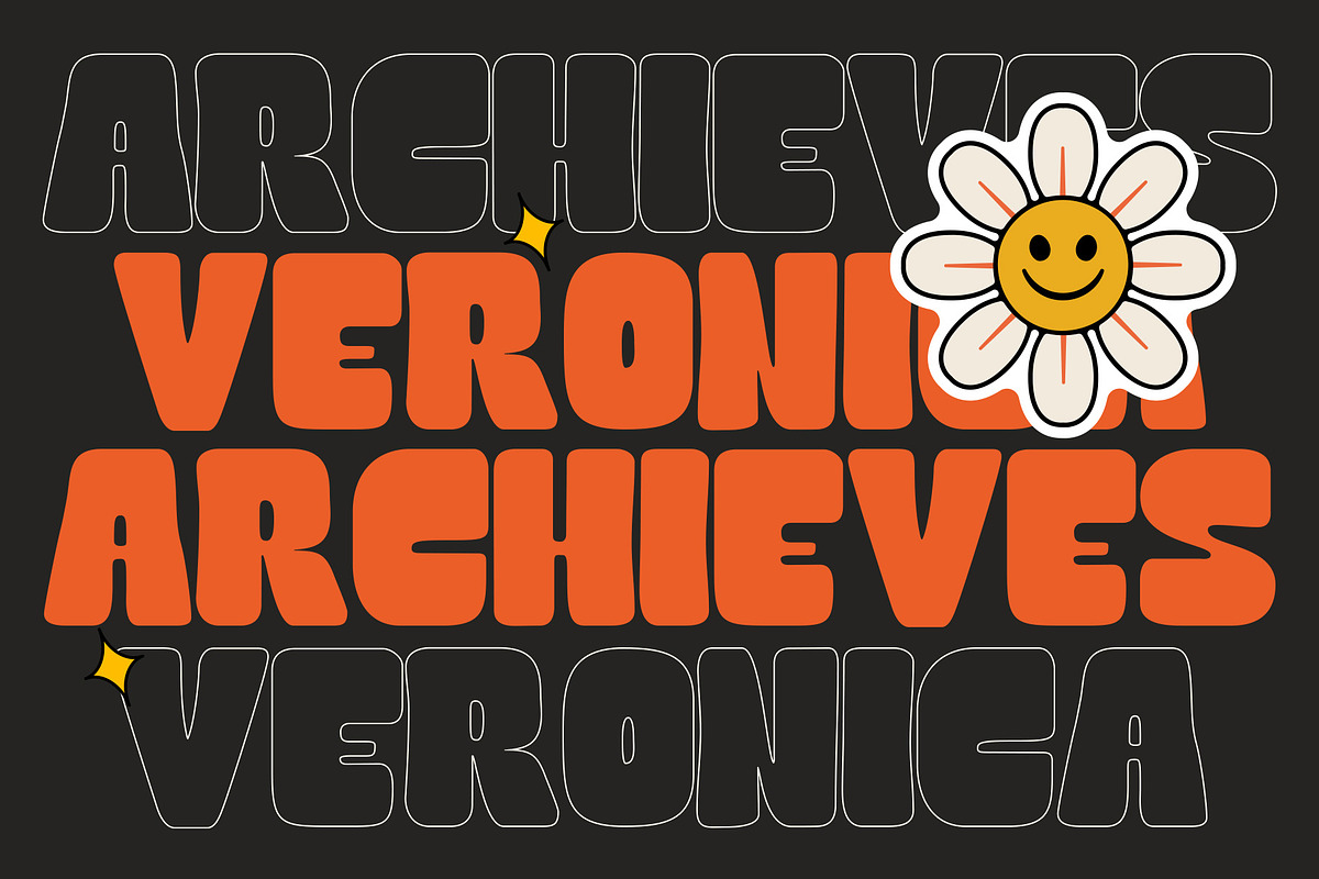 Sunny Funky Bold Display Font, a Sans Serif Font by Heinzel Std (Photo 5 of 10)