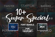 10+ FONT BUNDLE, a Font by ElimesherStudio (Thumbnail 1 of 13)