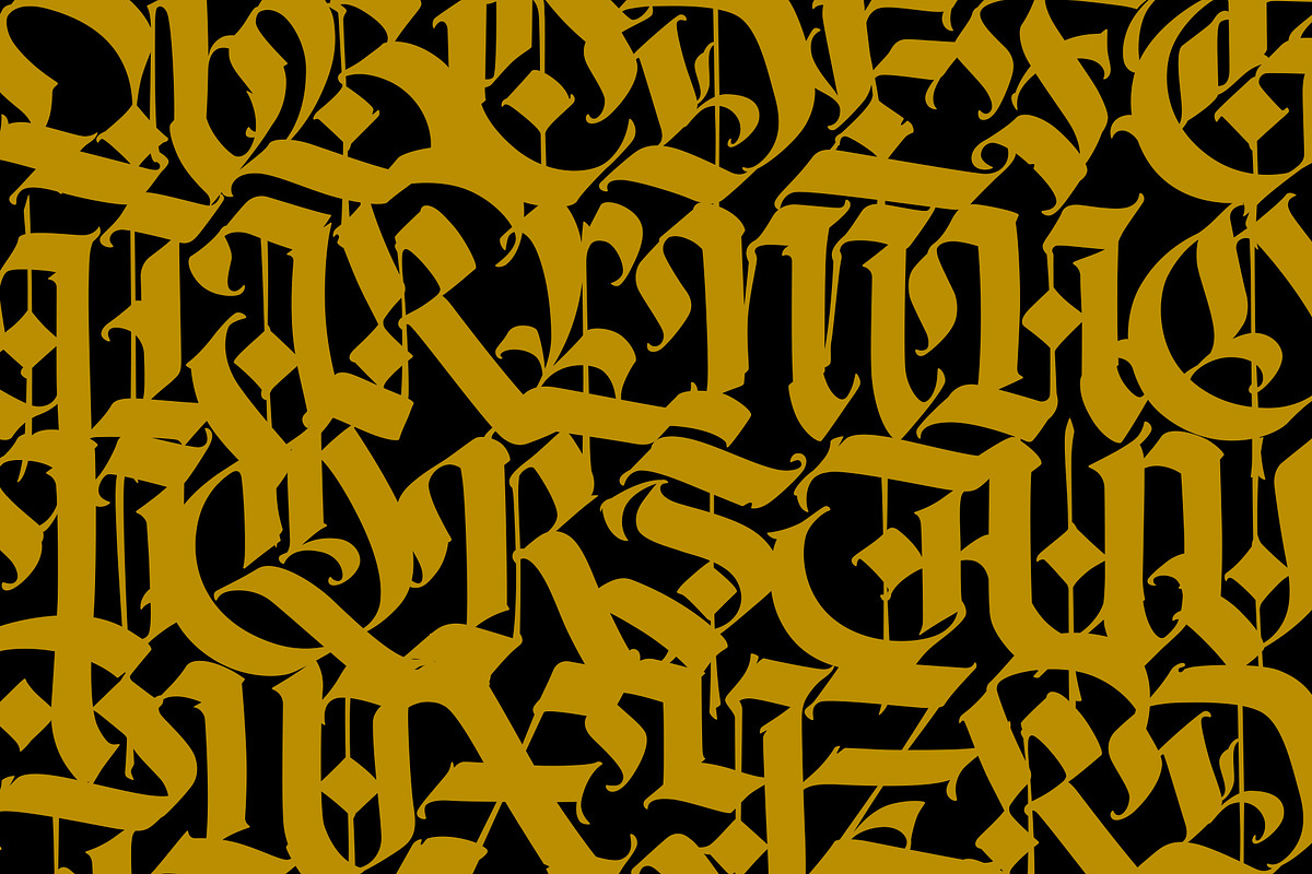 Gothic font 010, a Blackletter Font by GeekClick (Photo 16 of 24)