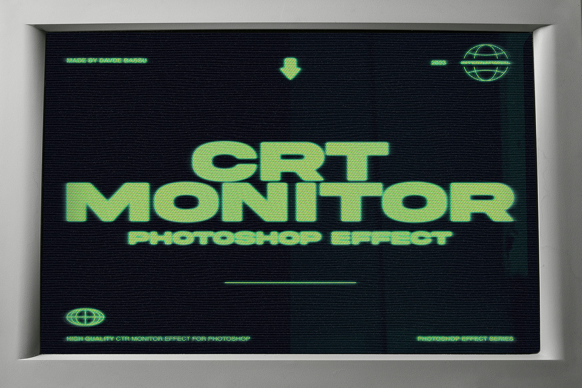 CRT Monitor Effect, a Texture Graphic by Davide Bassu (Photo 1 of 8)
