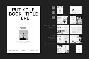 Book Title Layout Design Template, a Brochure Template by ElvinPrint