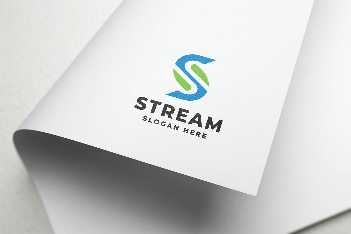 Stream Modern Letter S Logo, a Branding & Logo Template by Design_Planet (Photo 2 of 3)