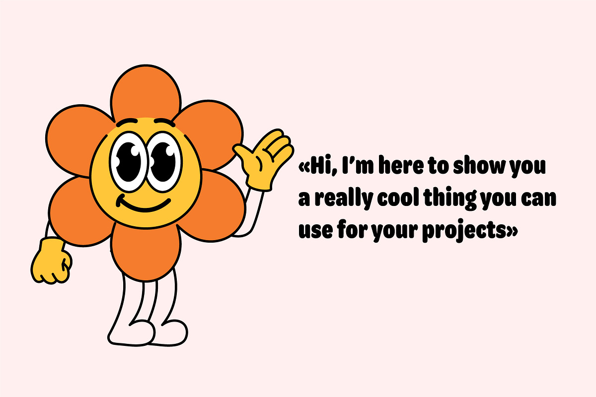 Retro Mascot Parts. Character Maker, a Decorative Illustration by Mark Skitsky (Photo 2 of 7)