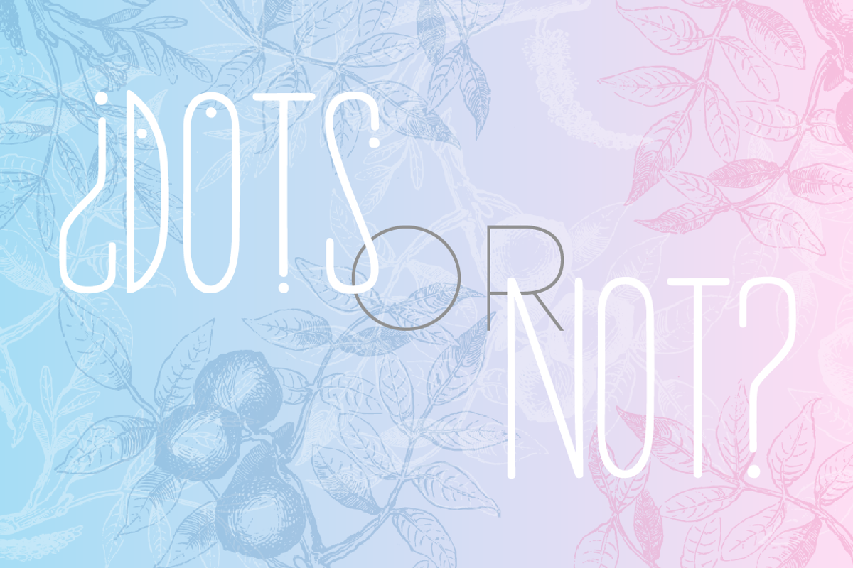 Morning Rain Dot Font preview 2