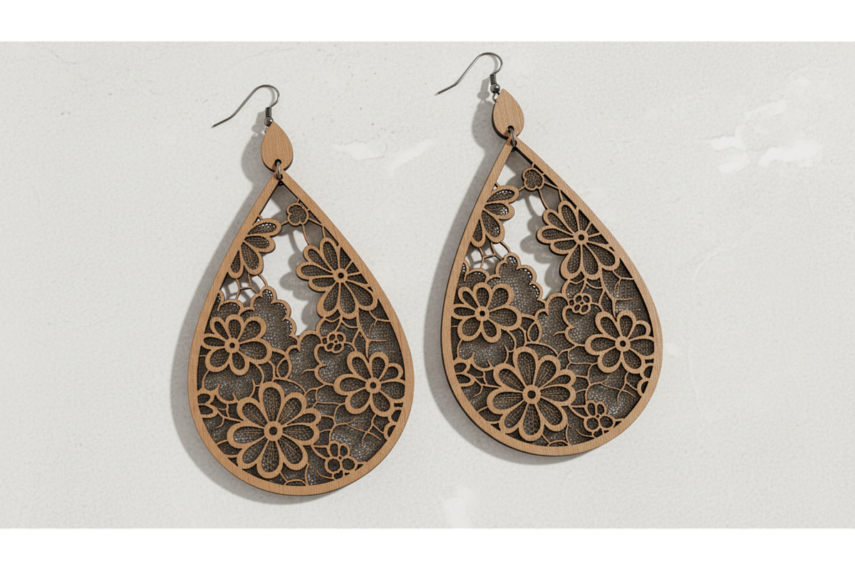 Floral Charm Earring Files, a Graphic by musafir_fashion (Photo 11 of 11)