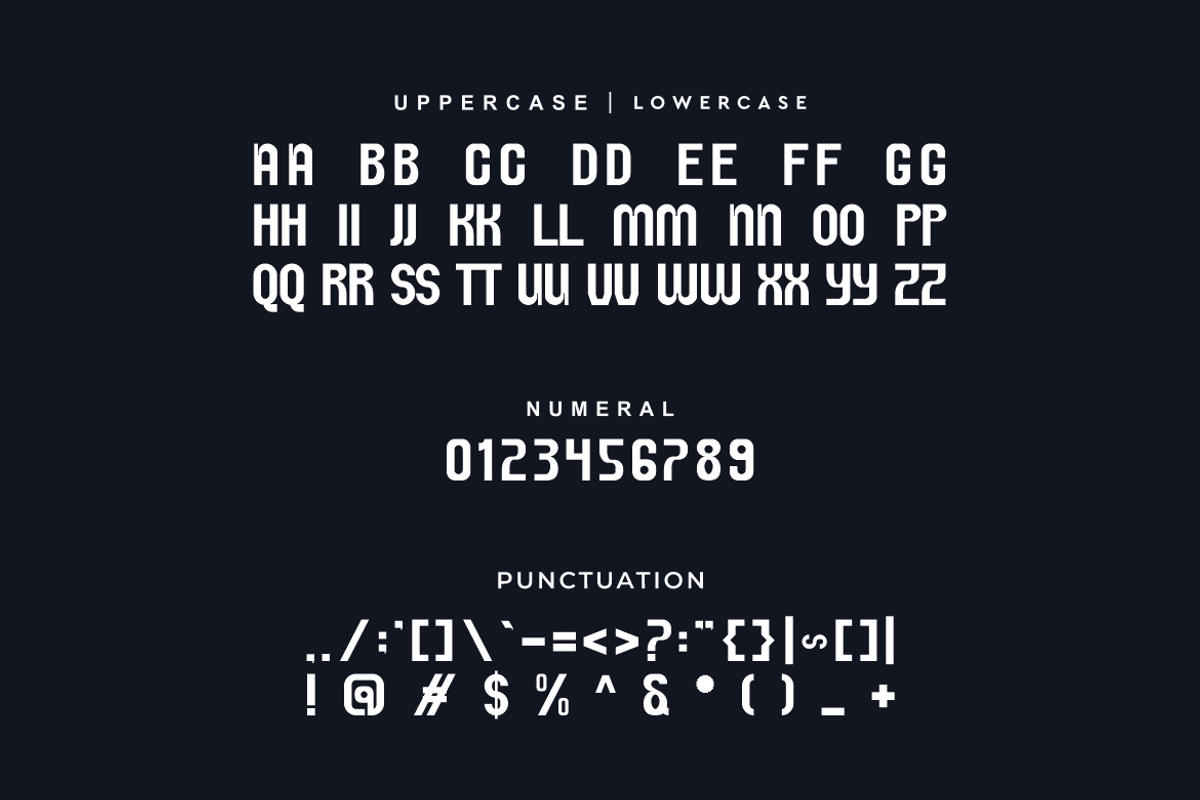 Rayneky - Sporty Font, a Sans Serif Font by Iqsiart Studio (Photo 6 of 8)
