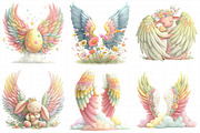 Whimsical Easter Heaven Angel Wings, an Illustration by Daily.Designs (Thumbnail 6 of 8)