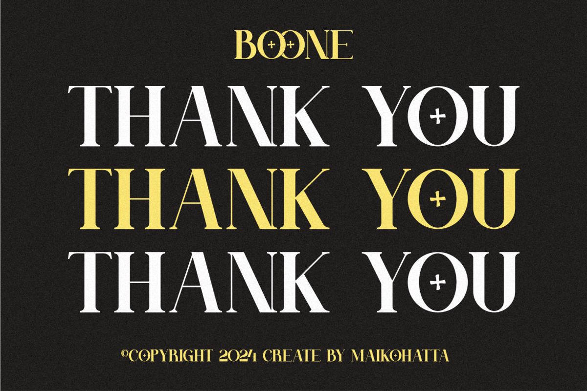 Boone - Modern Serif Font, a Serif Font by MaikoHatta (Photo 6 of 6)