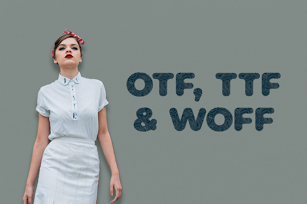 Deep Breath – Stylish Retro Typeface, a Sans Serif Font by Mr.Typeman (Photo 5 of 9)