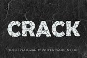 CRACK - Premium Shattered Display, a Sans Serif Font by OWPictures (Thumbnail 1 of 8)