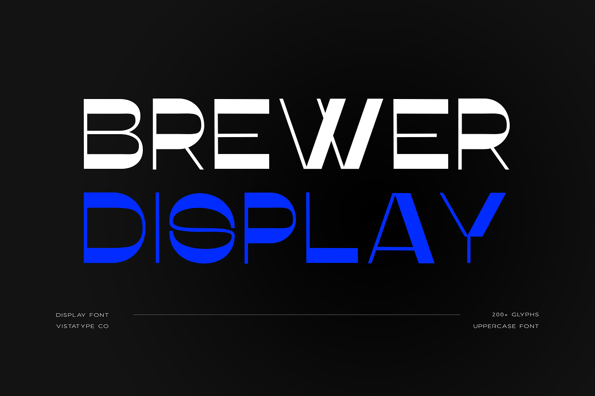 Brewer Display, a Font by VistaType (Photo 1 of 10)