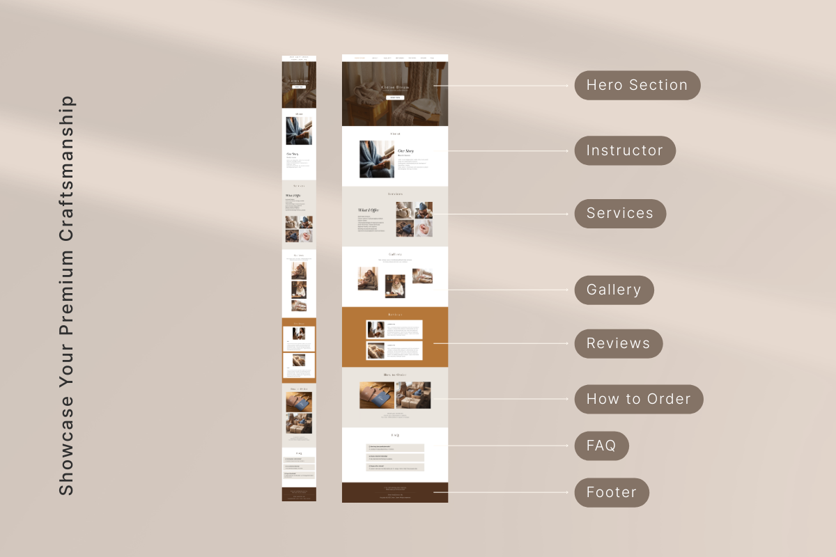 High-End Business Canva Website, a Landing Page Template by batang (Photo 4 of 5)