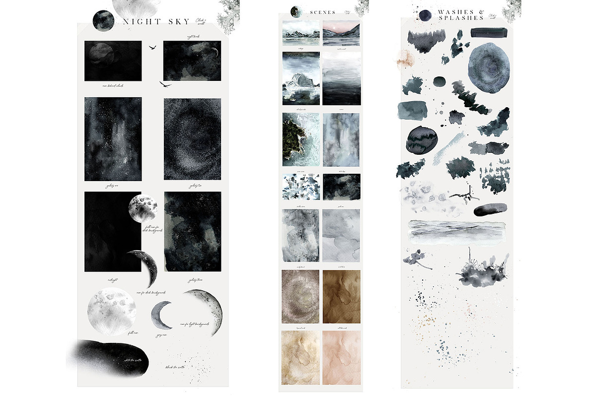 The Amazing Watercolor Bundle, an Object Illustration by Creativeqube Design (Photo 39 of 75)