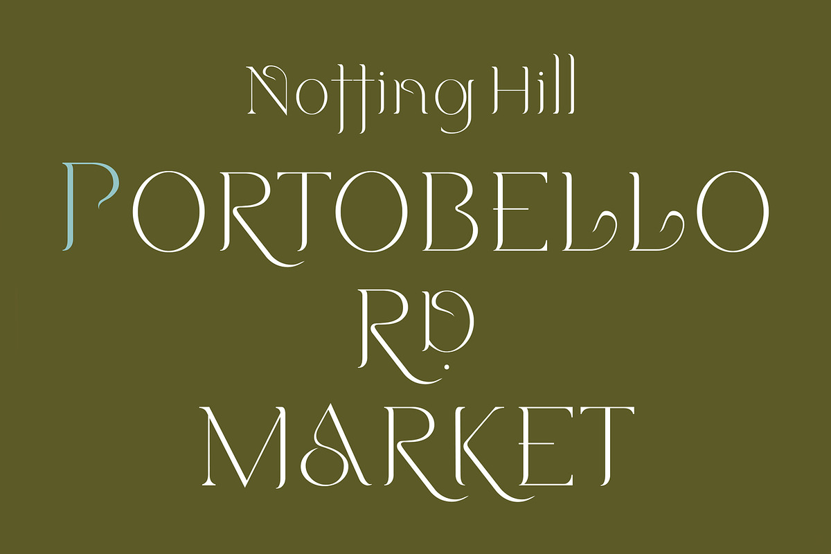 Notting Hill. Stylish new serif font, a Serif Font by LostandFoundry (Photo 4 of 6)