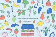 Farmers Market, a Food Illustration by vanloveart (Thumbnail 6 of 7)