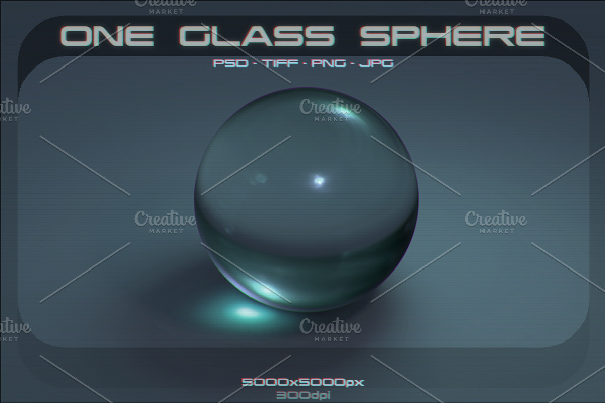 One Glass Sphere, a Decorative Illustration by stallfish's art store (Photo 1 of 2)
