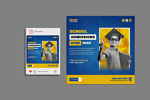 School Admissions Instagram Package