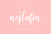 nestafin, a Script Font by Realtype (Thumbnail 1 of 8)