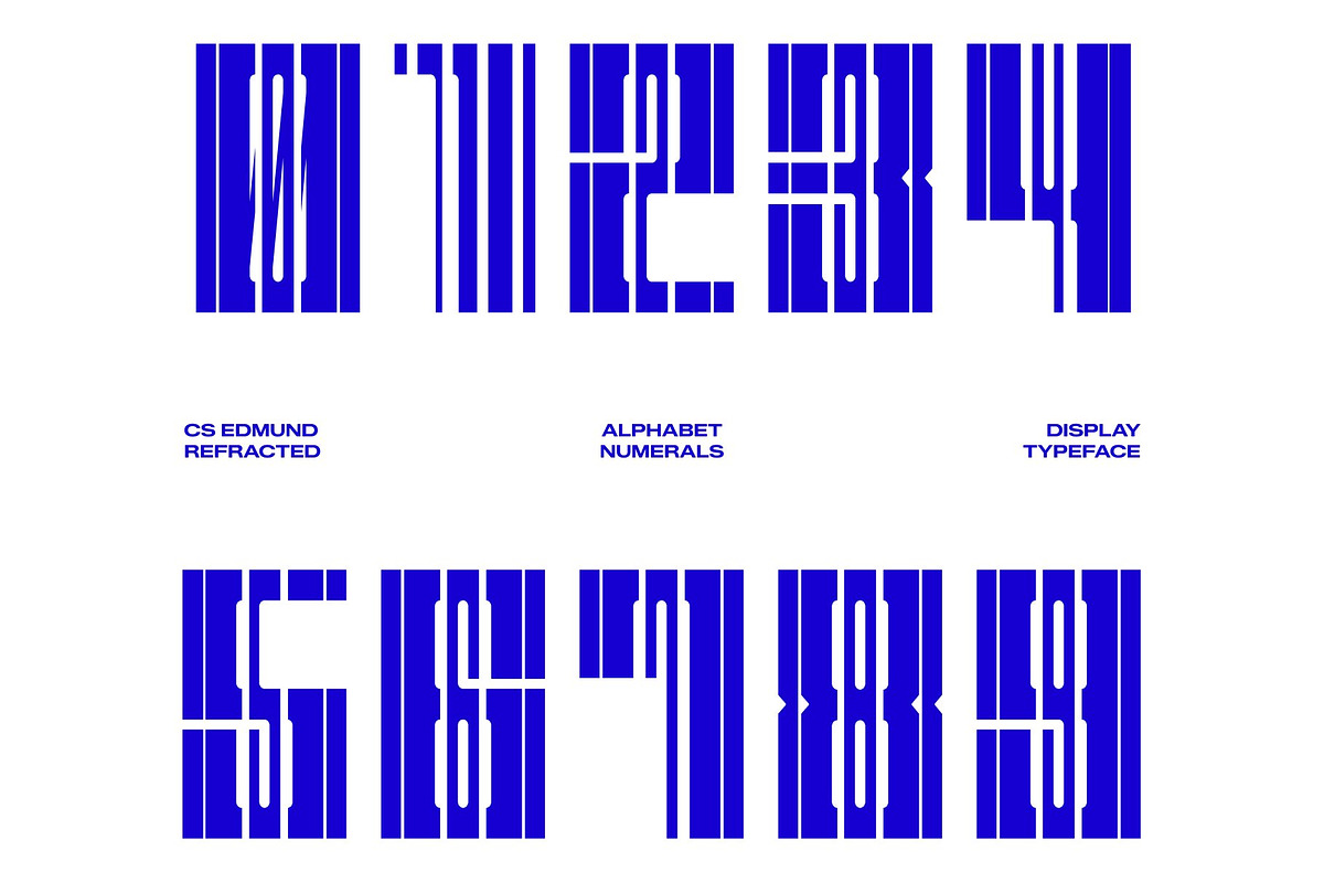 CS Edmund Refracted, a Sans Serif Font by Craft Supply Co. (Photo 4 of 8)