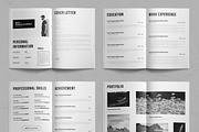 Resume Booklet Template Layout, a Resume Template by ContestDesign (Thumbnail 3 of 4)