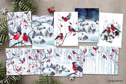 Watercolor winter story, an Illustration by YuliaBiser (Thumbnail 10 of 11)