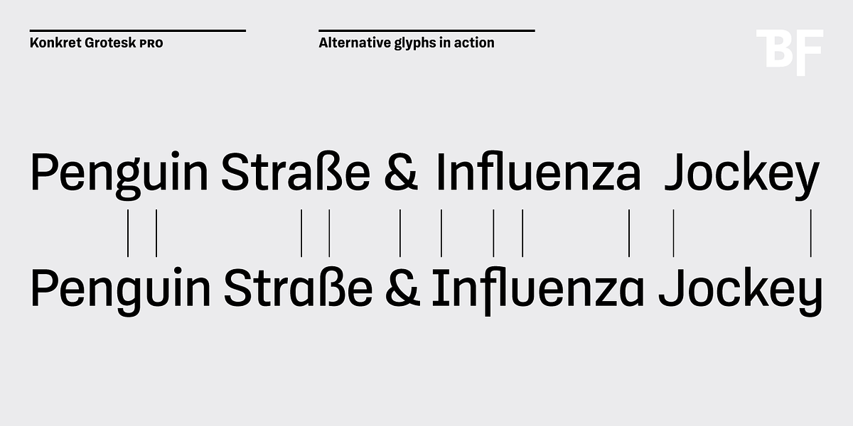 BF Konkret Grotesk Pro, a Sans Serif Font by BrassFonts (Photo 6 of 14)