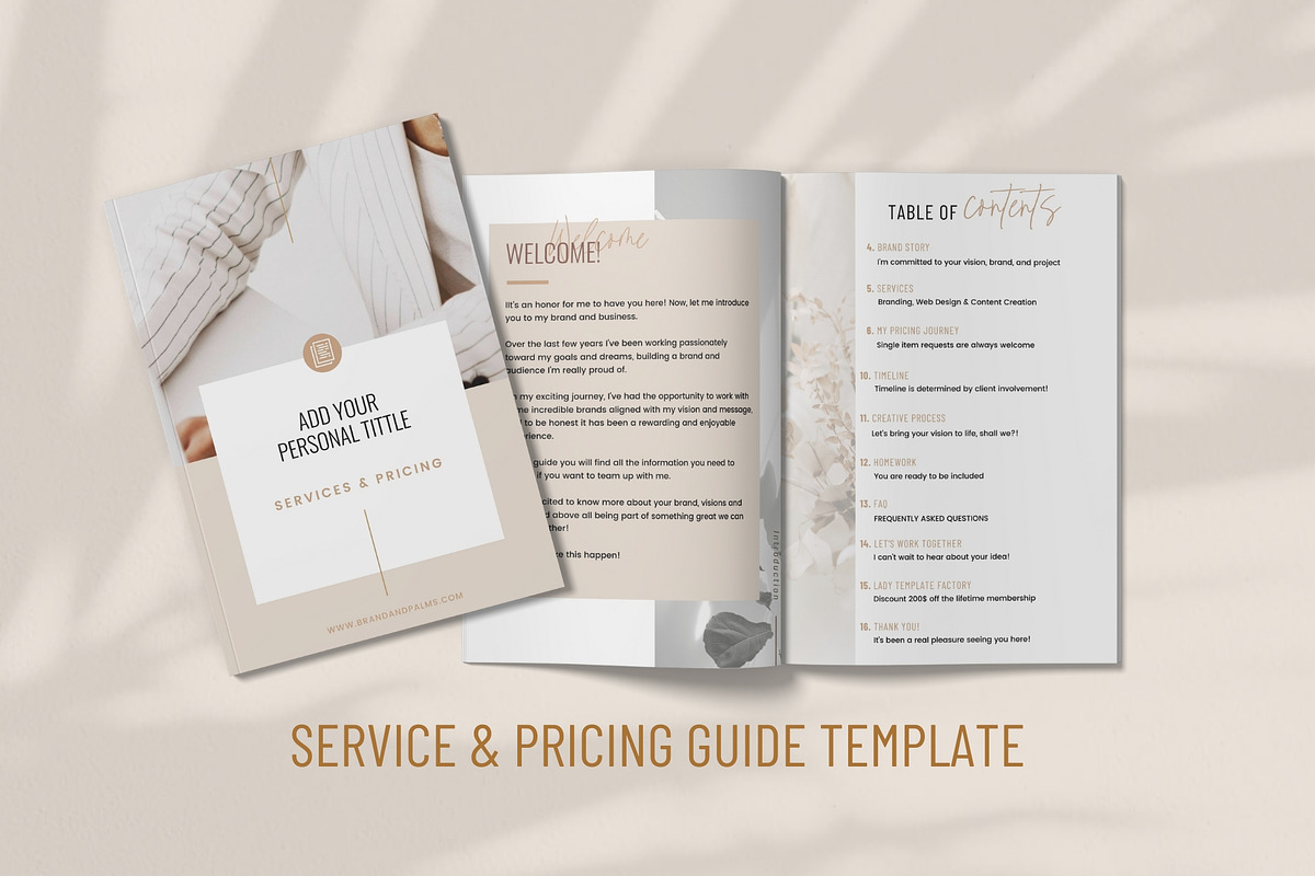 Service & Pricing Guide, a Templates & Theme by Brand & Palms (Photo 4 of 6)
