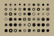 60 Hand drawn vector Suns, an Object Illustration by aivos (Thumbnail 5 of 6)
