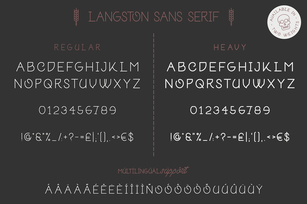 Langston Script + Sans Serif preview 4