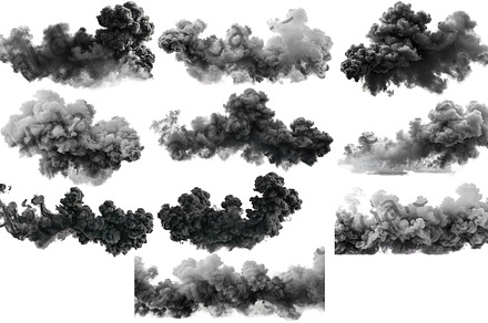 smoke on transparent background, a Background Photo by itakdalee