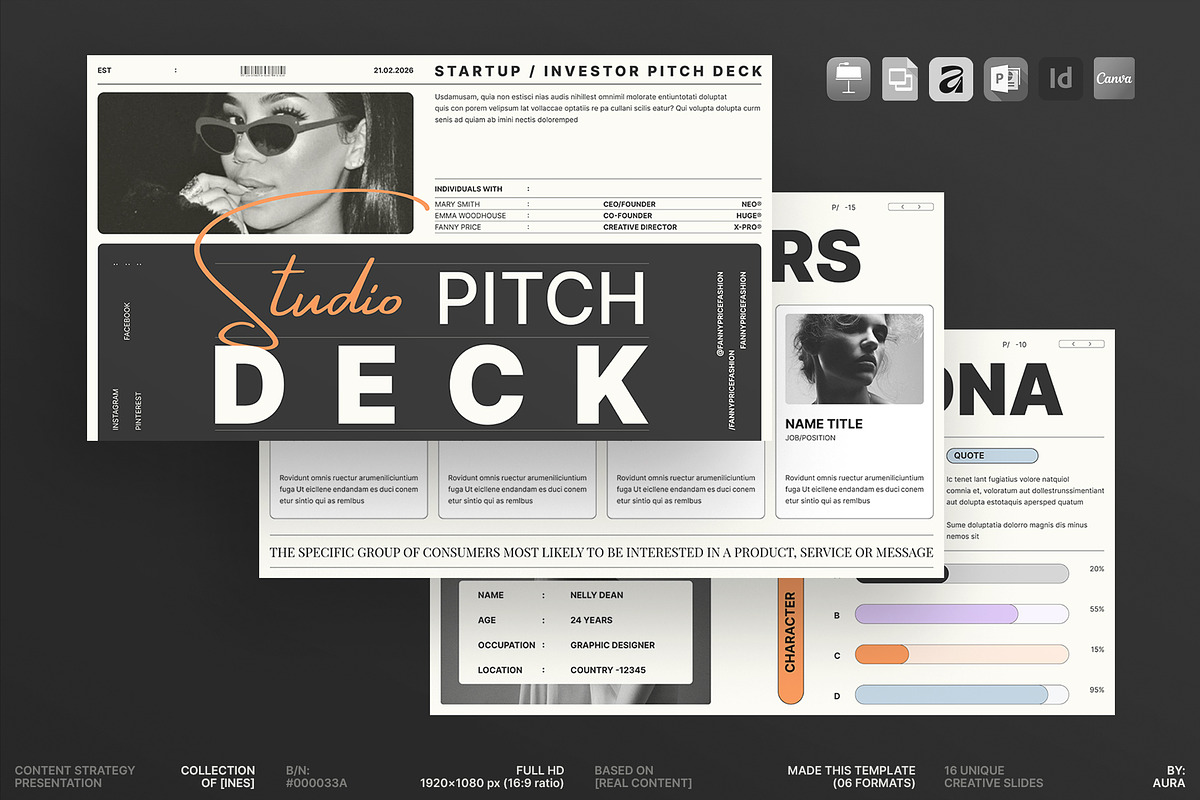 Investor Pitch Deck Presentation, a Presentation Template by ArtisanaAura (Photo 1 of 12)