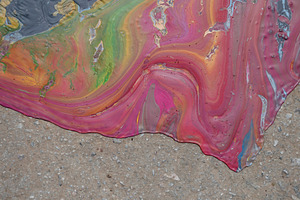 paint spill on concrete surface, a Background Photo by sirylok