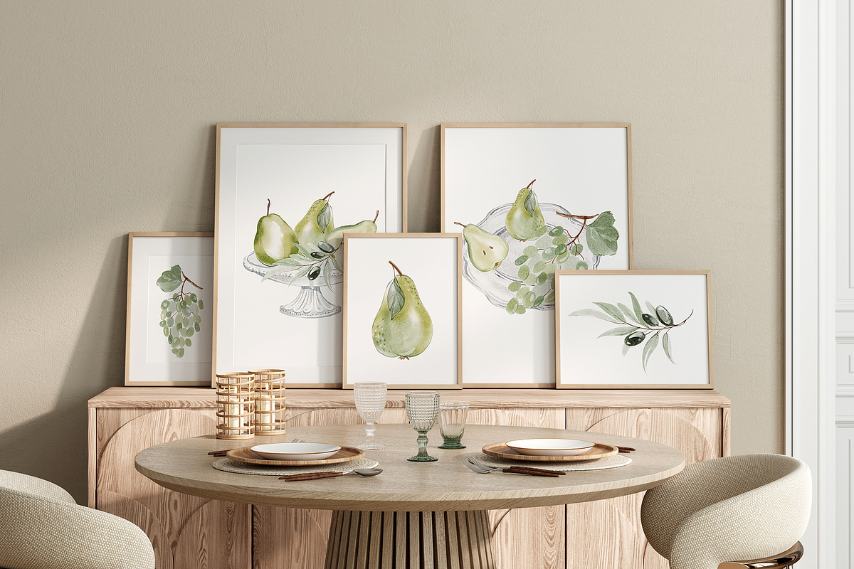 Hand Painted Baptism Watercolor Set, a Background Graphic by LenArt (Photo 11 of 19)