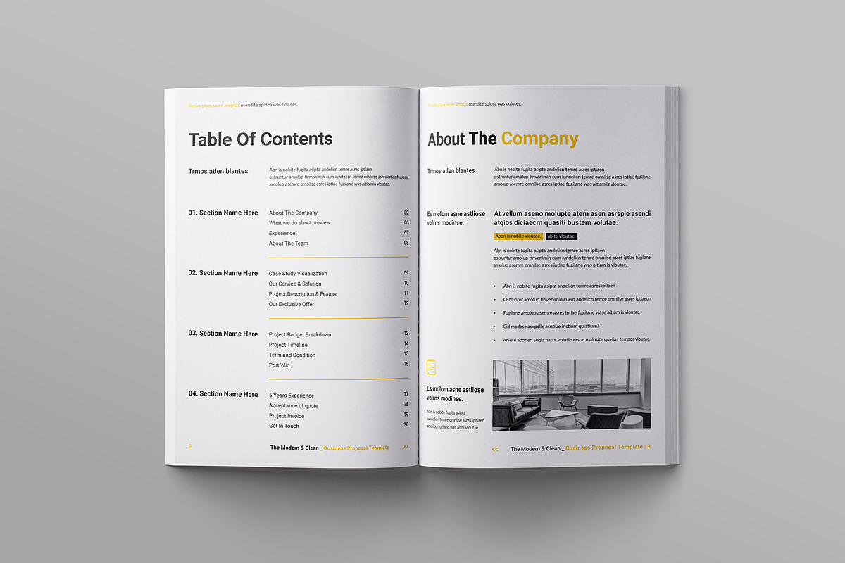Business Proposal Template, a Brochure Template by ElvinPrint (Photo 2 of 9)
