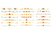 Thanksgiving frame dividers, a Decorative Illustration by Seavector Studio (Thumbnail 2 of 3)