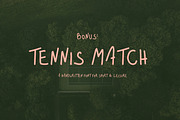 Tennis & Sport Icons + Marker Font, an Object Graphic by Laras Wonderland (Thumbnail 9 of 10)