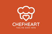 Chef-Heart - Chef & Cooking Logo, a Branding & Logo Template by Creattlle (Thumbnail 2 of 4)