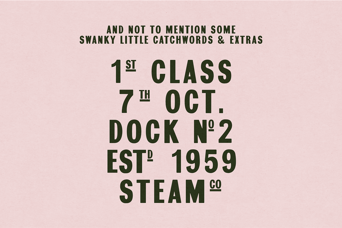 DW Castlereagh - Vintage Font, a Handwritten Font by Walker Design Co. (Photo 5 of 7)