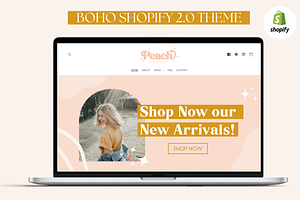 Peach - Boho Pink Shopify Theme