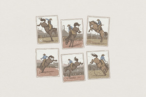 Rodeo Cowboy PNG, Vintage Western, an Illustration by SharpMarketplace