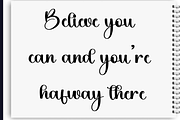 Amellia, a Handwritten Font by InermediaSTUDIO (Thumbnail 6 of 8)