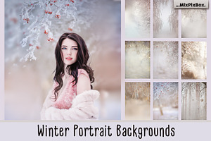 Winter Portrait Backgrounds