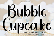 Bubble Cupcake, a Handwritten Font by FreshTypeINK (Thumbnail 1 of 7)