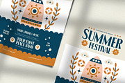 Folk Art Summer Festival Flyer, a Flyer Template by Hole Hope Design (Thumbnail 3 of 5)