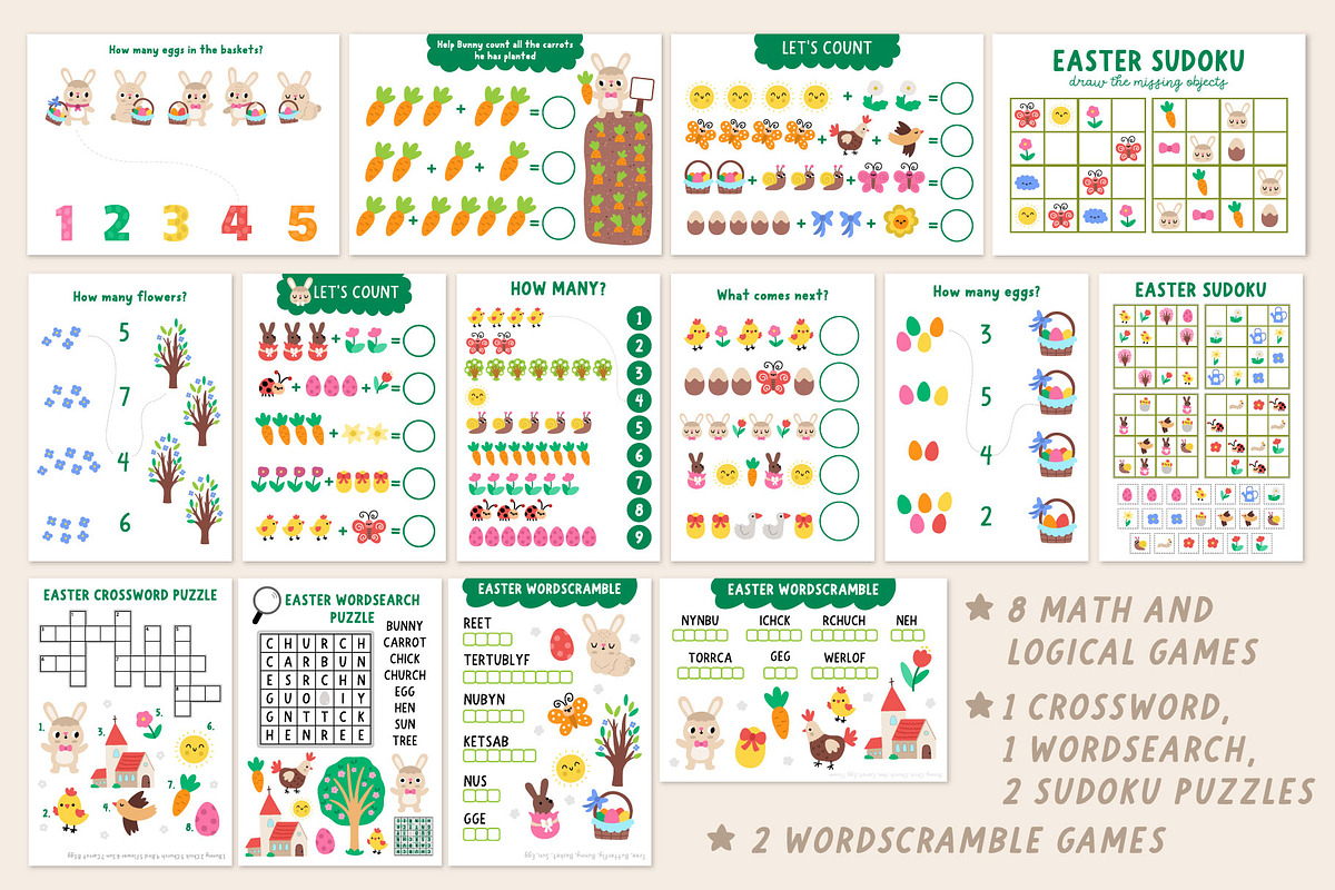 Easter village games and activities, an Education Illustration by Lexi Claus (Photo 7 of 15)